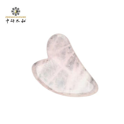Инструмент массажа сердца форменный выскабливая поднял камень нефрита кварца розовый
