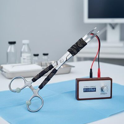 Форцепс - гамостатические устройства традиционной китайской медицины, обеспечивающие выходный ток 0-100 мА, обеспечивающие эффективность в медицинской практике