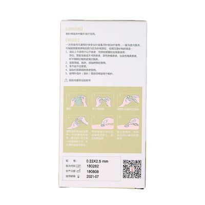 Эффективная акупунктурная терапия с иглами для акупунктуры со сроком годности 5 лет, острый кончик